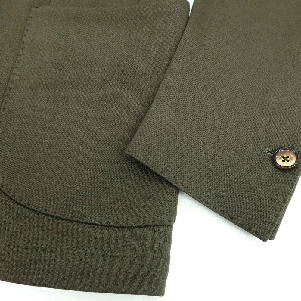 【中古】スーツオム SUITHOMME レーヨンナイロンジャージー カジュアルジャケット オリーブ【 52 】【 状態ランクA 】【 メンズ 】