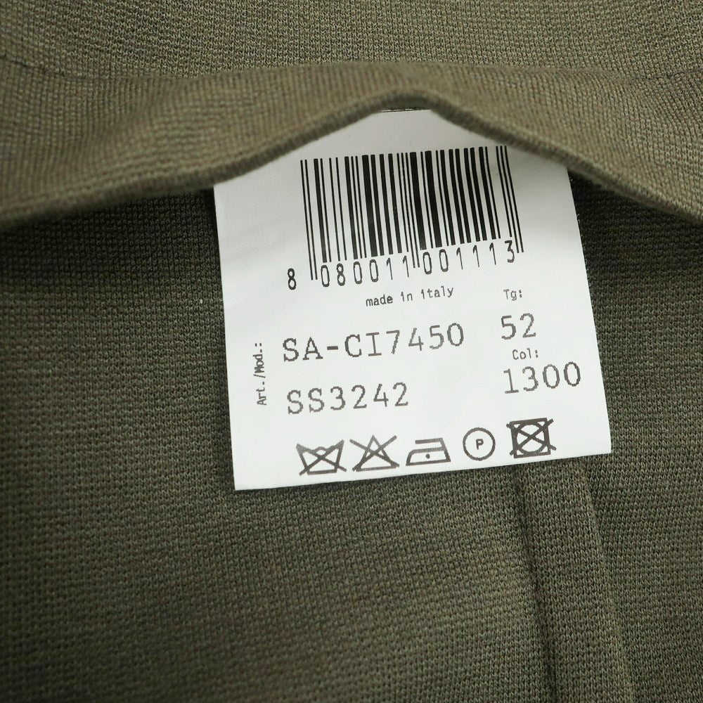 【中古】スーツオム SUITHOMME レーヨンナイロンジャージー カジュアルジャケット オリーブ【 52 】【 状態ランクA 】【 メンズ 】