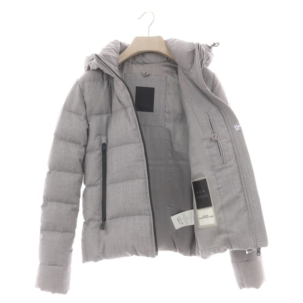 【中古】タトラス TATRAS ウール ダウンジャケット ライトグレー【 1 】【 状態ランクD 】【 メンズ 】