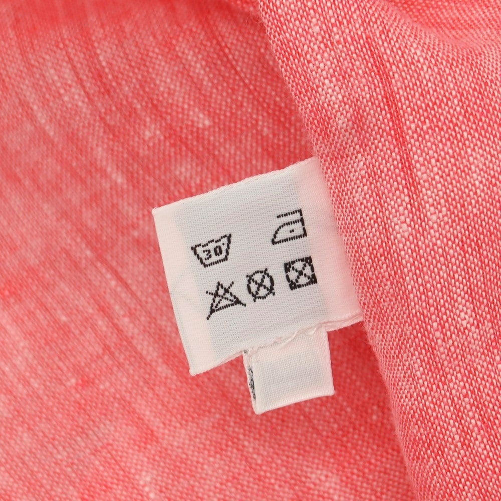 【中古】ケイケイシャツ K-K shirt リネン ワイドカラー カジュアルシャツ ピンク【 36 】【 状態ランクB 】【 メンズ 】