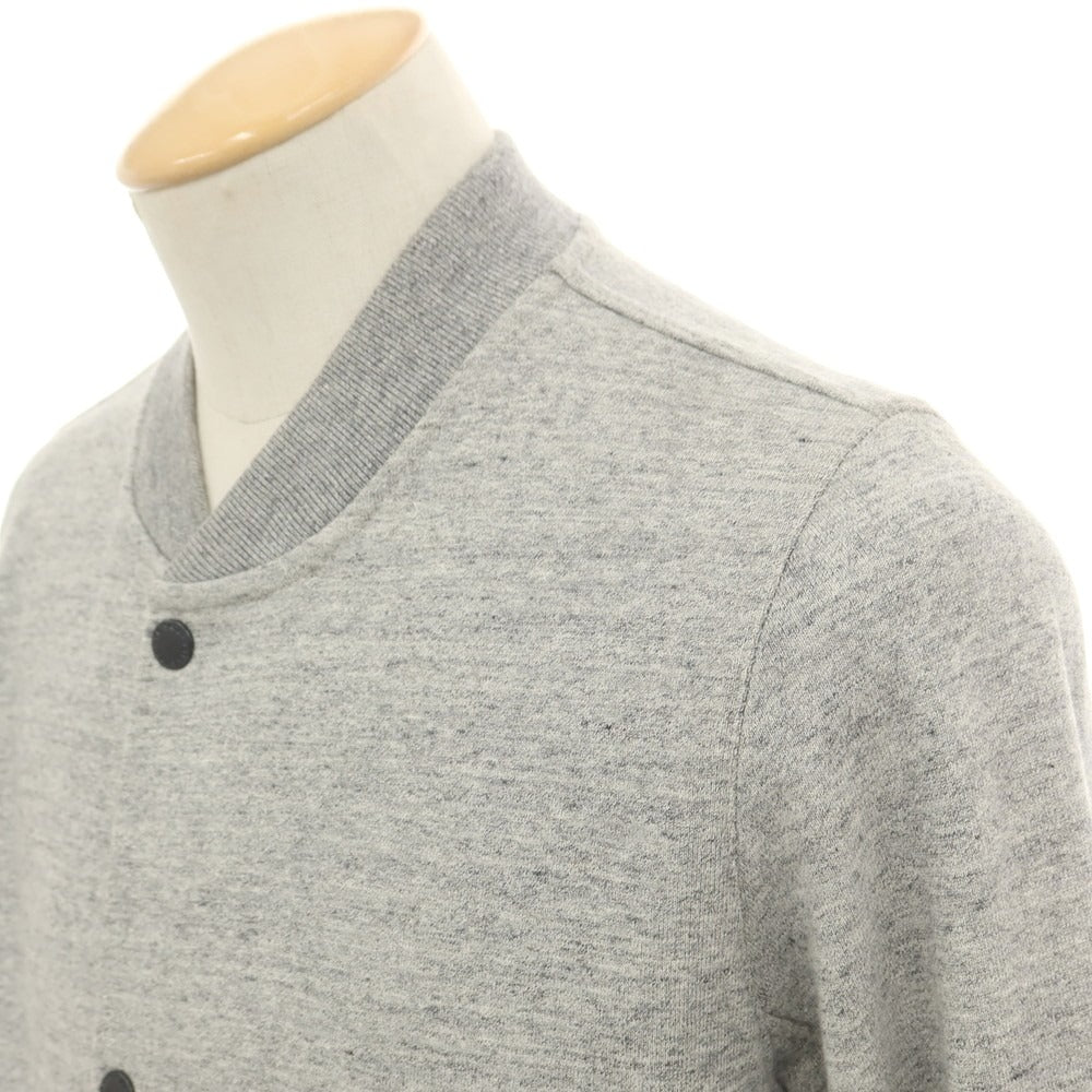 【中古】サタデーズサーフニューヨーク SATURDAYS SURF NYC スウェット スタジャン ブルゾン メランジグレー【 XS 】【 状態ランクC 】【 メンズ 】
