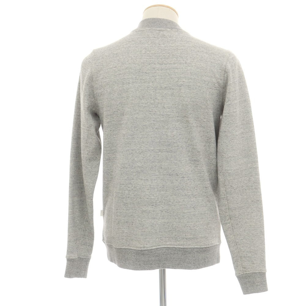 【中古】サタデーズサーフニューヨーク SATURDAYS SURF NYC スウェット スタジャン ブルゾン メランジグレー【 XS 】【 状態ランクC 】【 メンズ 】