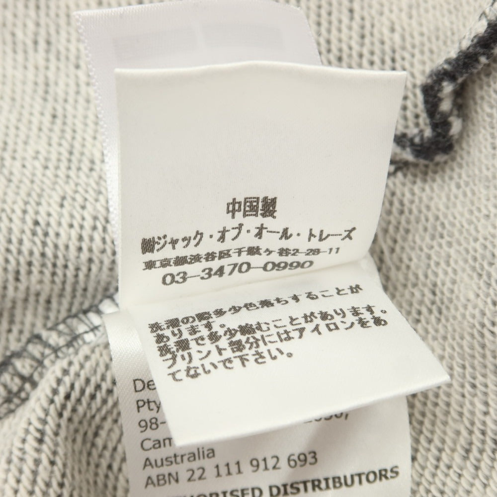 【中古】デウス エクス マキナ Deus Ex Machina コットン スウェット ダブルジップ パーカー ダークグレー【 S 】【 状態ランクB 】【 メンズ 】