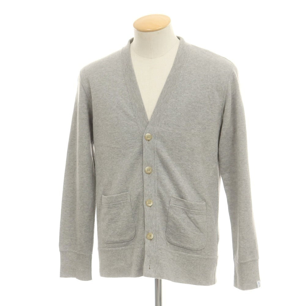 【中古】ループウィラー LOOPWHEELER BEAMS PLUS別注 コットン スウェット カーディガン グレー【 S 】【 状態ランクC 】【 メンズ 】