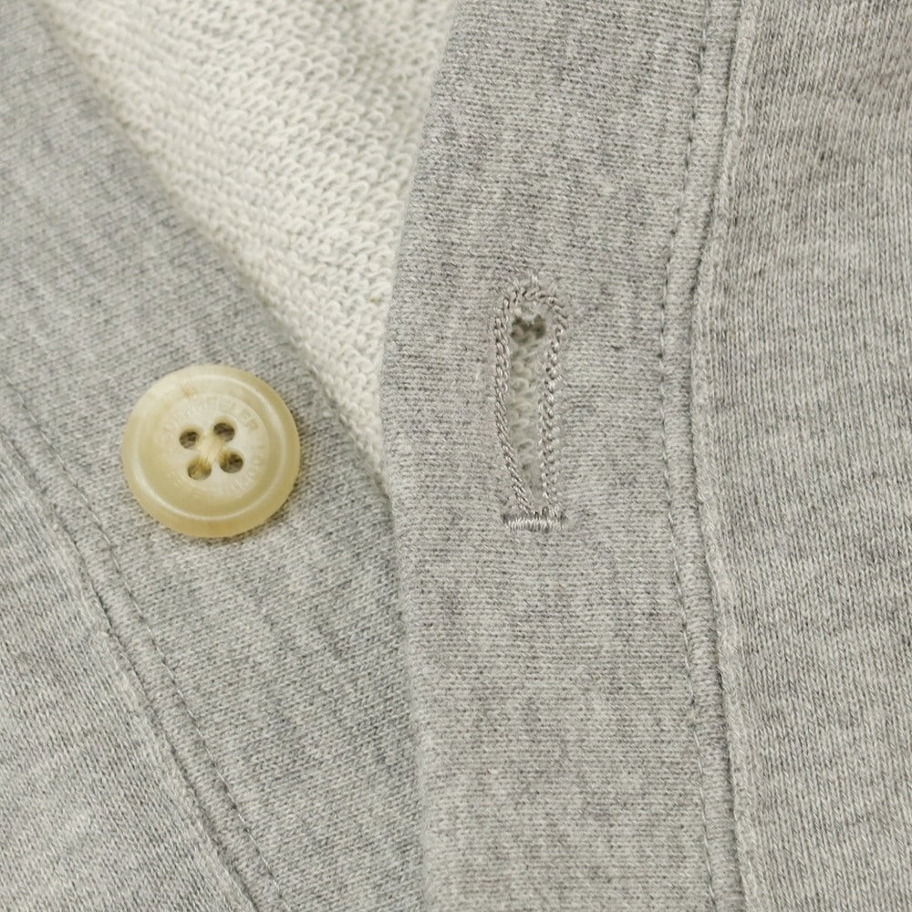 【中古】ループウィラー LOOPWHEELER BEAMS PLUS別注 コットン スウェット カーディガン グレー【 S 】【 状態ランクC 】【 メンズ 】