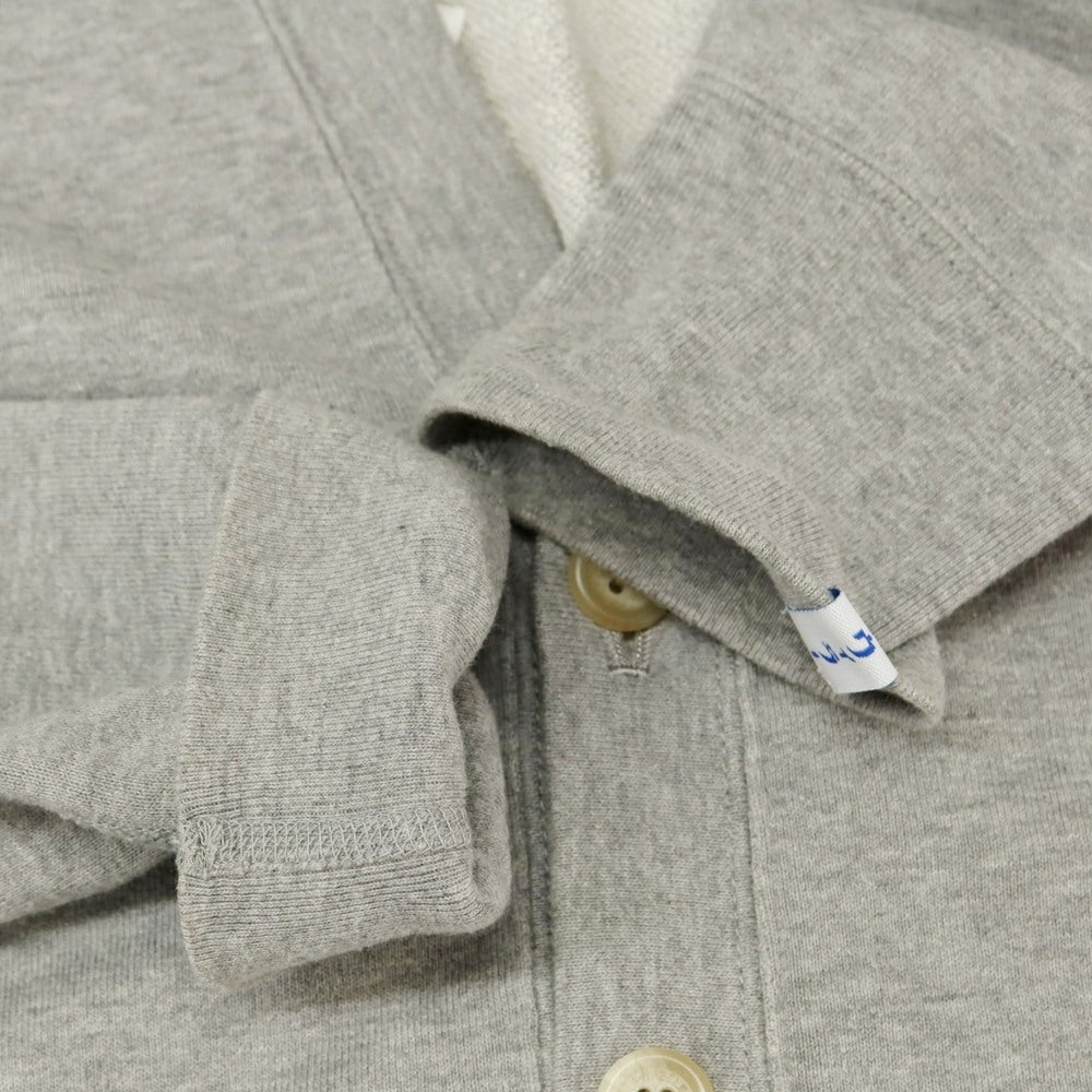 【中古】ループウィラー LOOPWHEELER BEAMS PLUS別注 コットン スウェット カーディガン グレー【 S 】【 状態ランクC 】【 メンズ 】