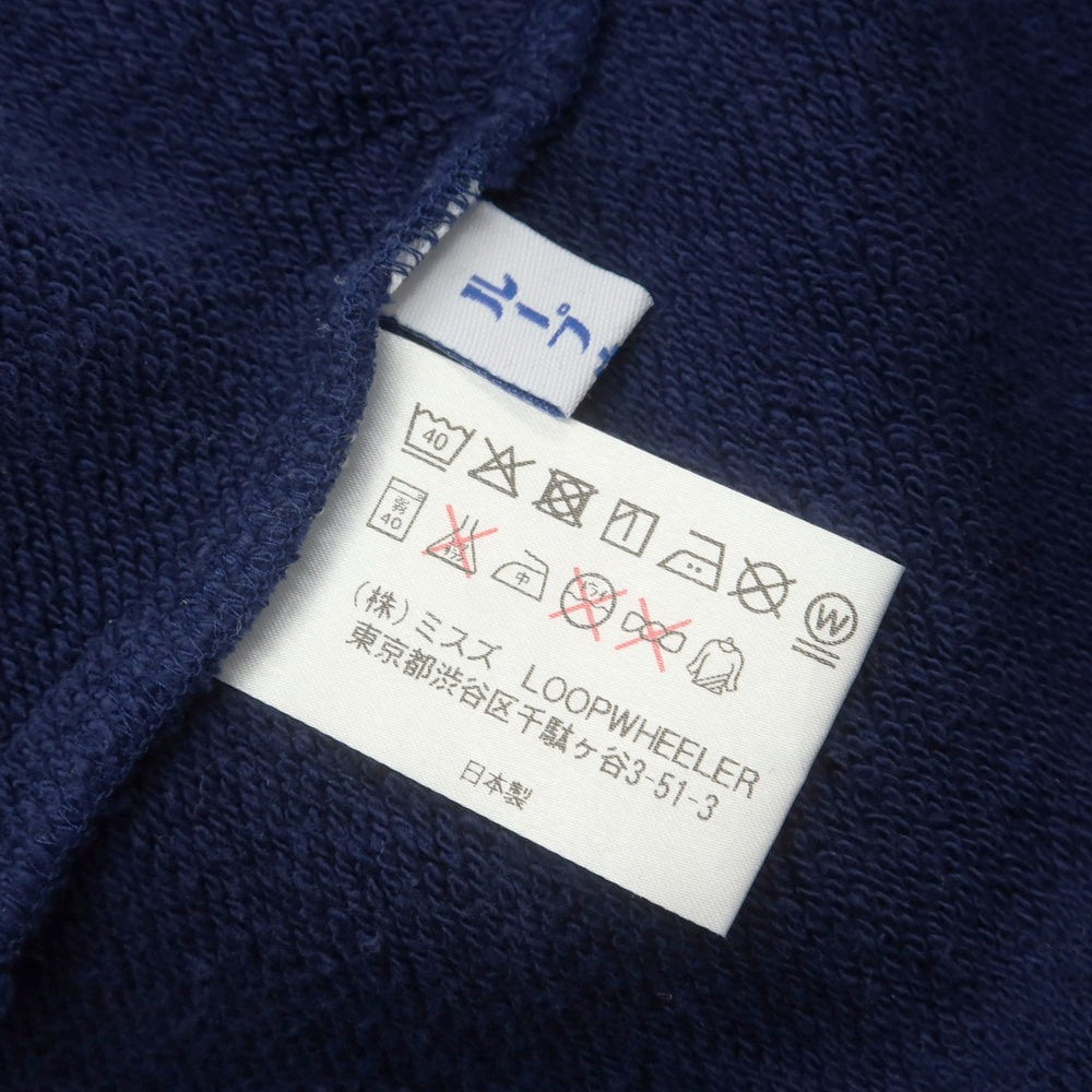 【中古】ループウィラー LOOPWHEELER BEAMS PLUS別注 コットン ボートネック スウェット ネイビー【 S 】【 状態ランクB 】【 メンズ 】