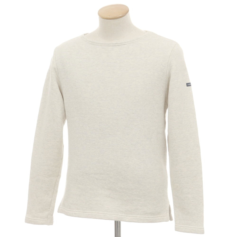 【中古】ループウィラー LOOPWHEELER BEAMS PLUS別注 コットン ボートネック スウェット オートミール【 S 】【 状態ランクC 】【 メンズ 】