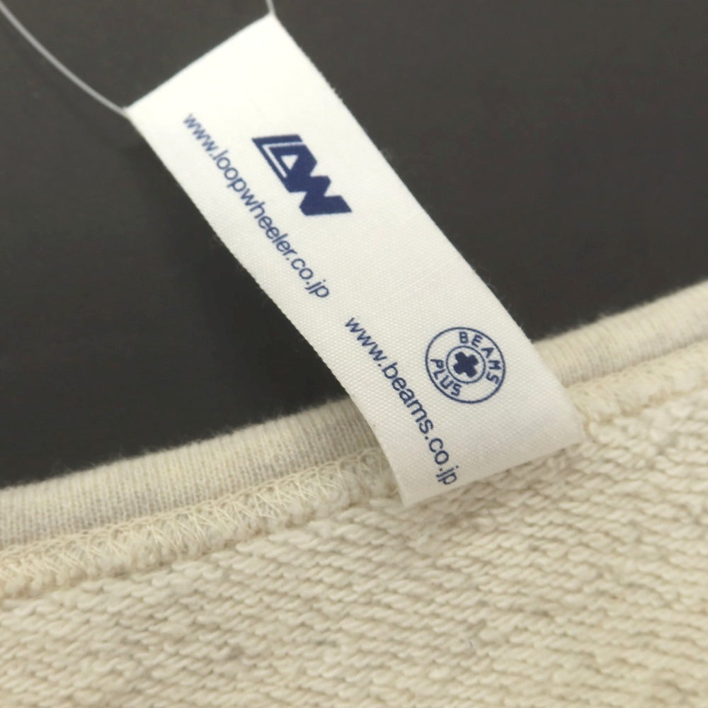 【中古】ループウィラー LOOPWHEELER BEAMS PLUS別注 コットン ボートネック スウェット オートミール【 S 】【 状態ランクC 】【 メンズ 】
