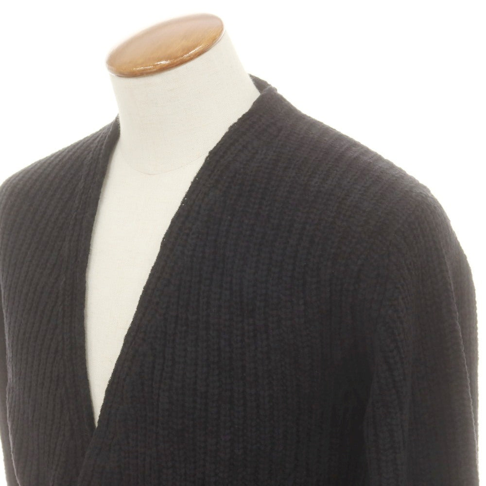 【中古】エーケーエム エイケイエム AKM コットンナイロン ガウン型 カーディガン ブラック【 M 】【 状態ランクB 】【 メンズ 】