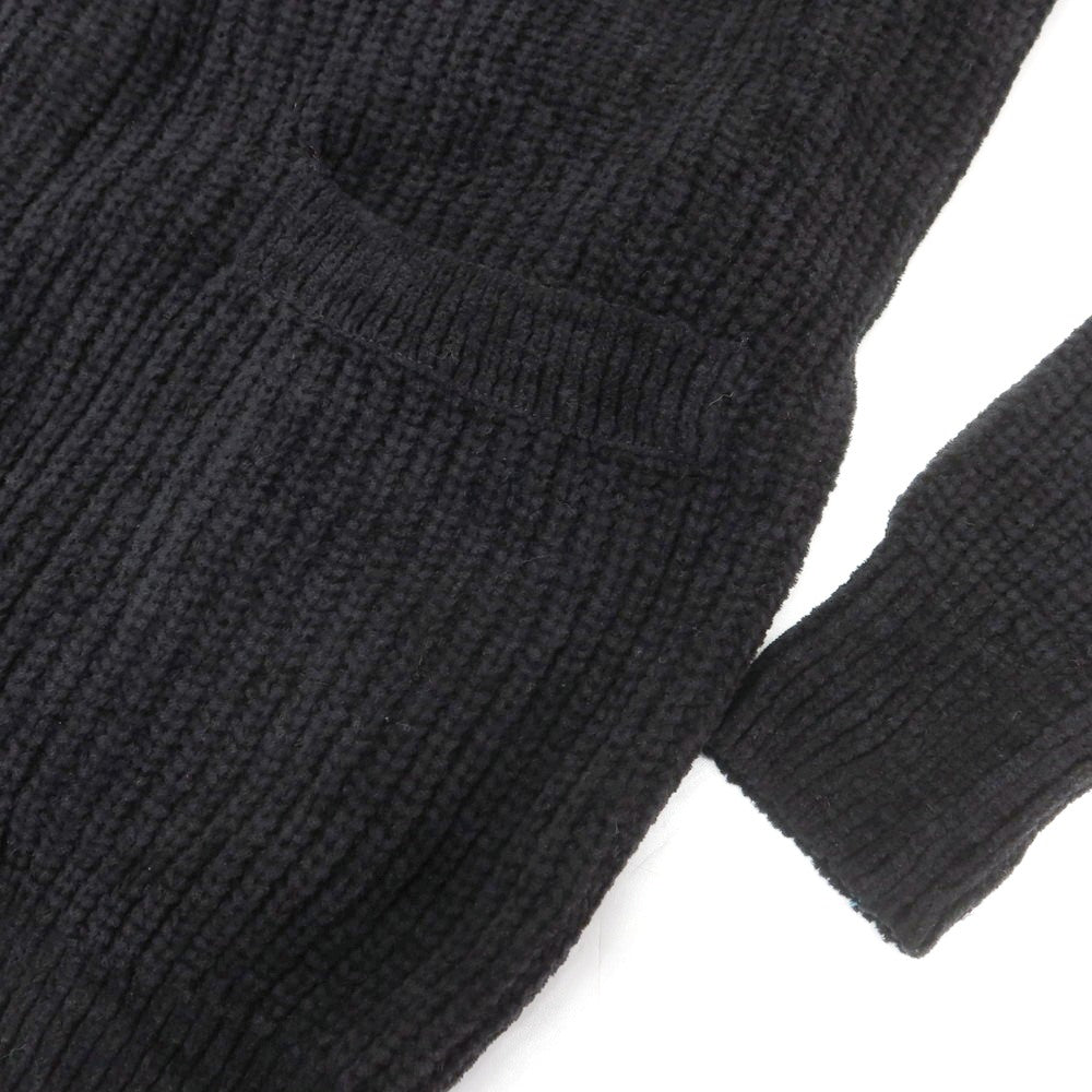 【中古】エーケーエム エイケイエム AKM コットンナイロン ガウン型 カーディガン ブラック【 M 】【 状態ランクB 】【 メンズ 】