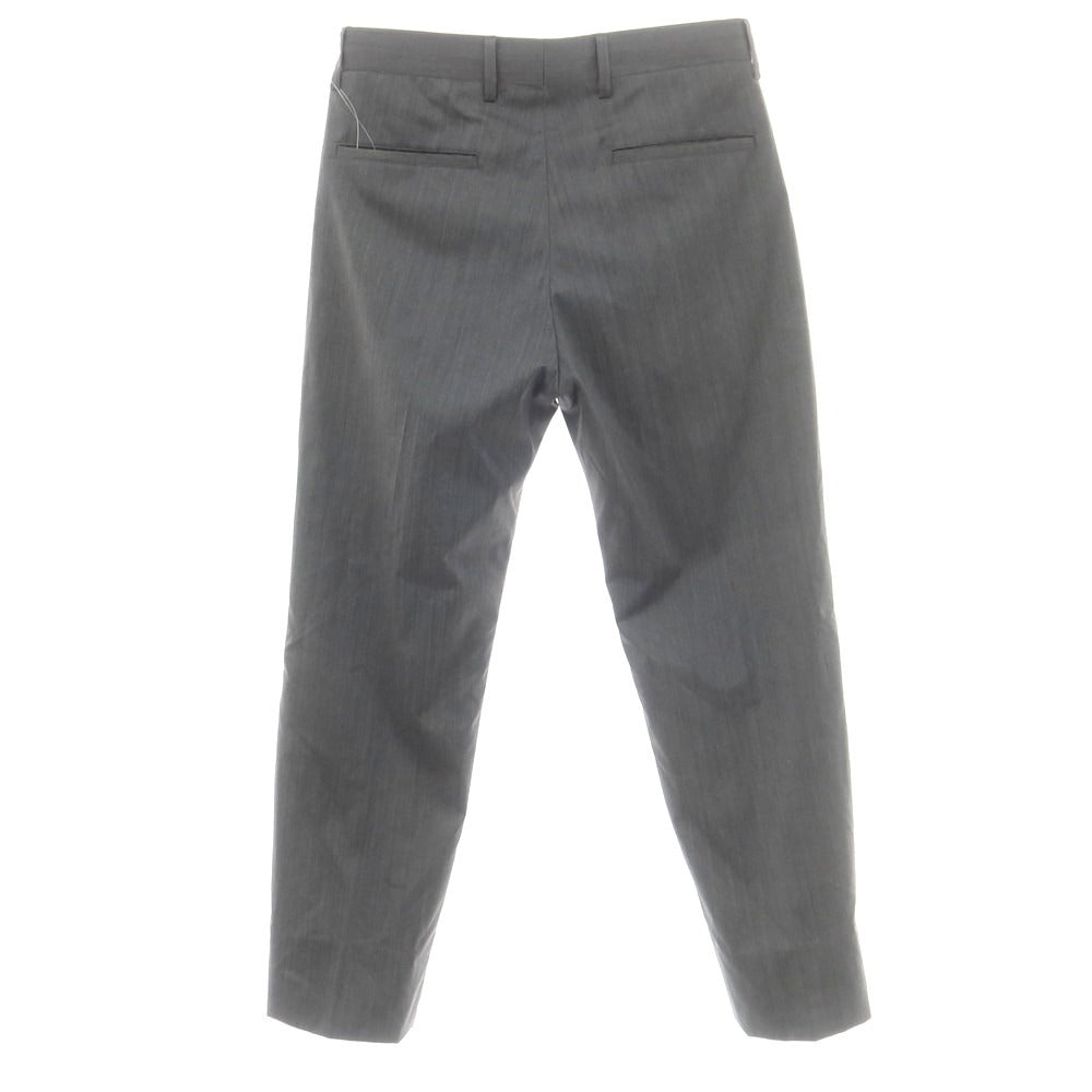【中古】ビームスエフ BEAMS F ウールポリエステル イージースラックスパンツ グレー【 46 】【 状態ランクC 】【 メンズ 】