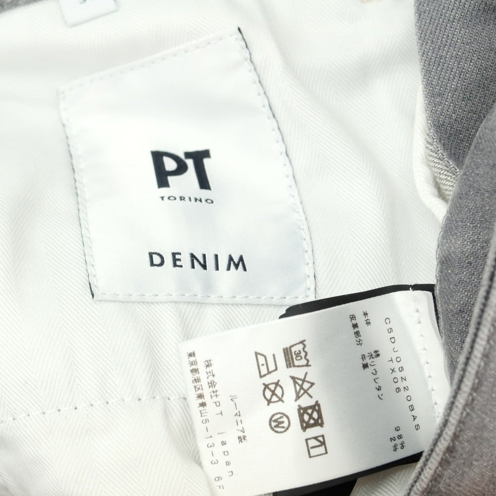 【中古】ピーティートリノ デニム PT TORINO DENIM SWING ストレッチ コットン ジーンズ デニムパンツ グレー【 31 】【 状態ランクB 】【 メンズ 】