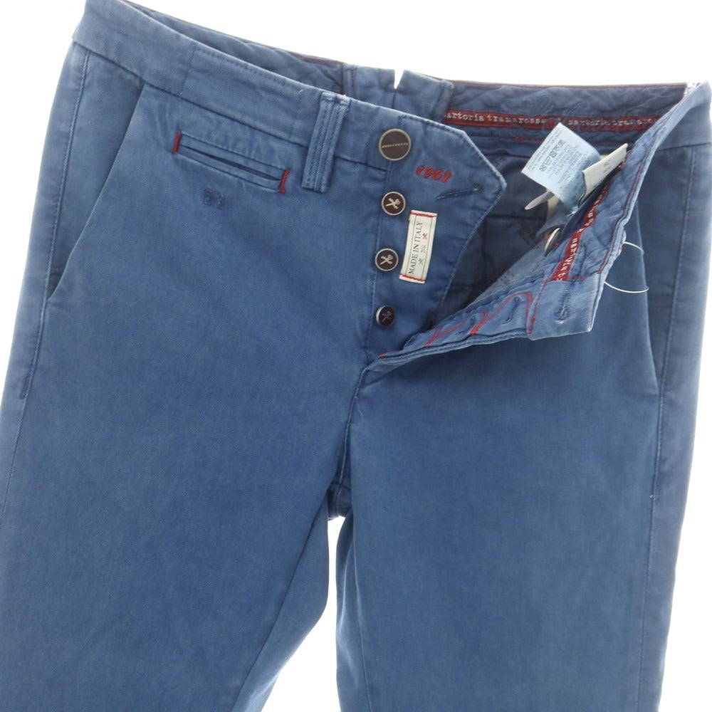 【中古】トラマロッサ Tramarossa ストレッチ コットン カジュアルスラックスパンツ ネイビー【 29 】【 状態ランクC 】【 メンズ 】