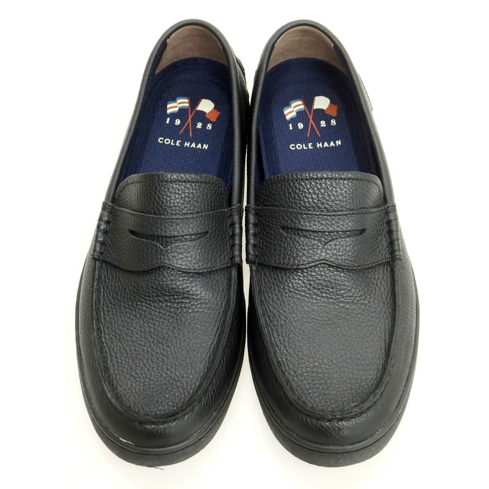 【中古】コールハーン COLE HAAN グレインレザー ローファー スニーカー ブラック【 10M 】【 状態ランクA 】【 メンズ 】