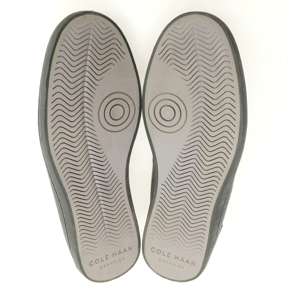 【中古】コールハーン COLE HAAN グレインレザー ローファー スニーカー ブラック【 10M 】【 状態ランクA 】【 メンズ 】