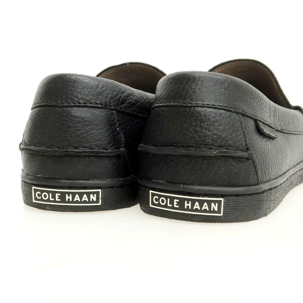 【中古】コールハーン COLE HAAN グレインレザー ローファー スニーカー ブラック【 10M 】【 状態ランクA 】【 メンズ 】