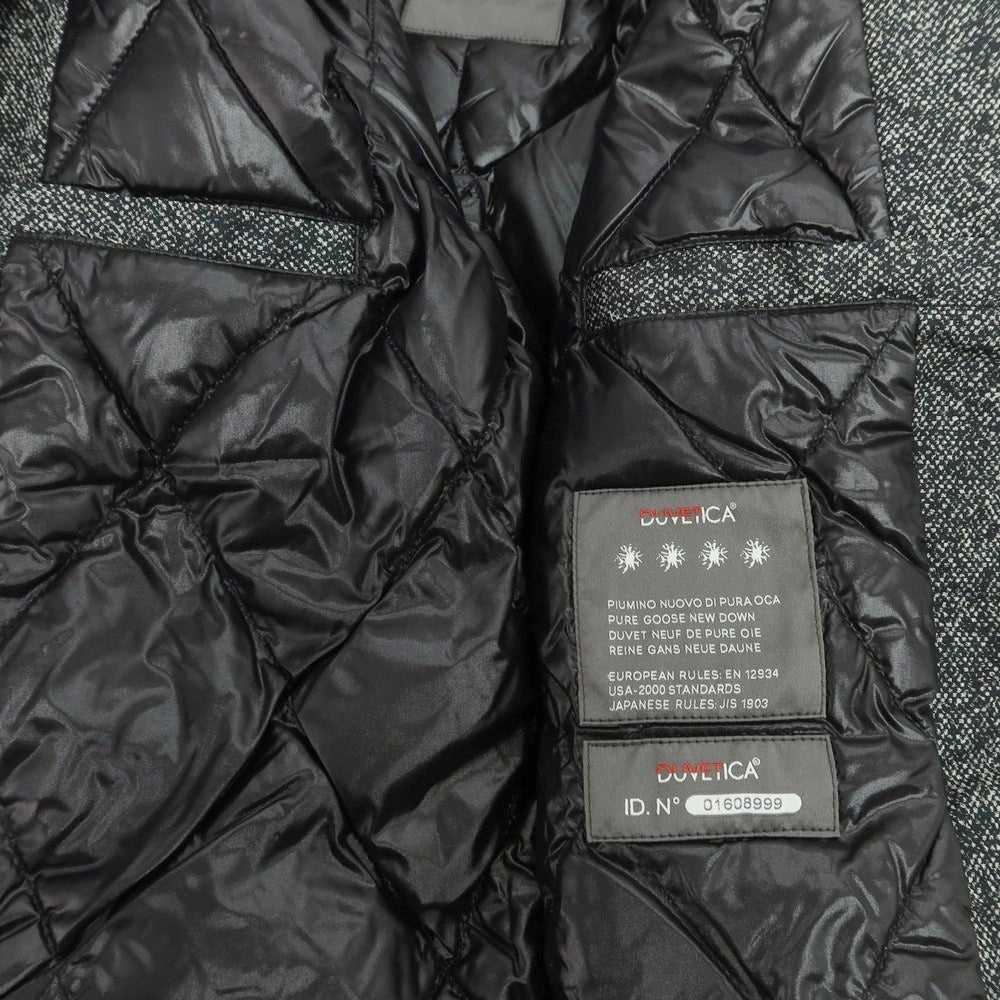 【中古】ウノピュウノウグァーレトレ 1piu1uguale3 × DUVETICA ポリエステル ダウンコート ブラックxホワイト【 5 】【 状態ランクA 】【 メンズ 】