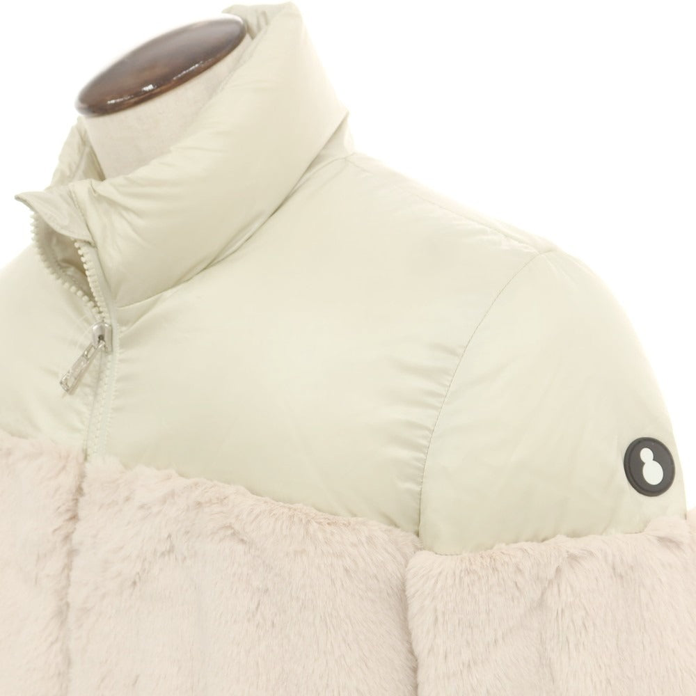 【中古】エーケーエム エイケイエム AKM × SNOWMAN NEWYORK ダウンジャケット ライトベージュ系【 L 】【 状態ランクA 】【 メンズ 】