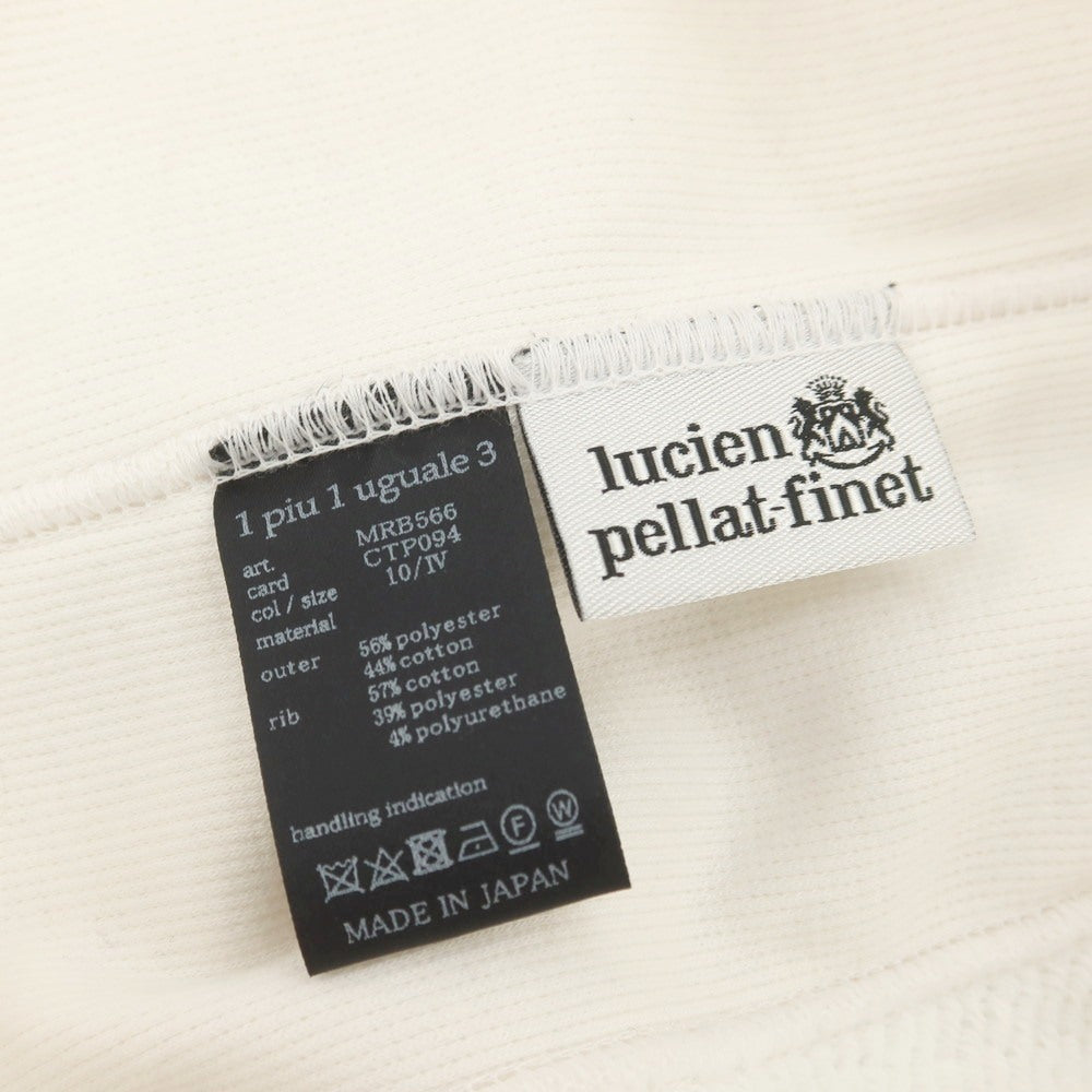 【中古】ウノピュウノウグァーレトレ 1piu1uguale3 × lucien pellat-finet ポリエステルコットン プルオーバー パーカー ホワイト【 4 】【 状態ランクC 】【 メンズ 】