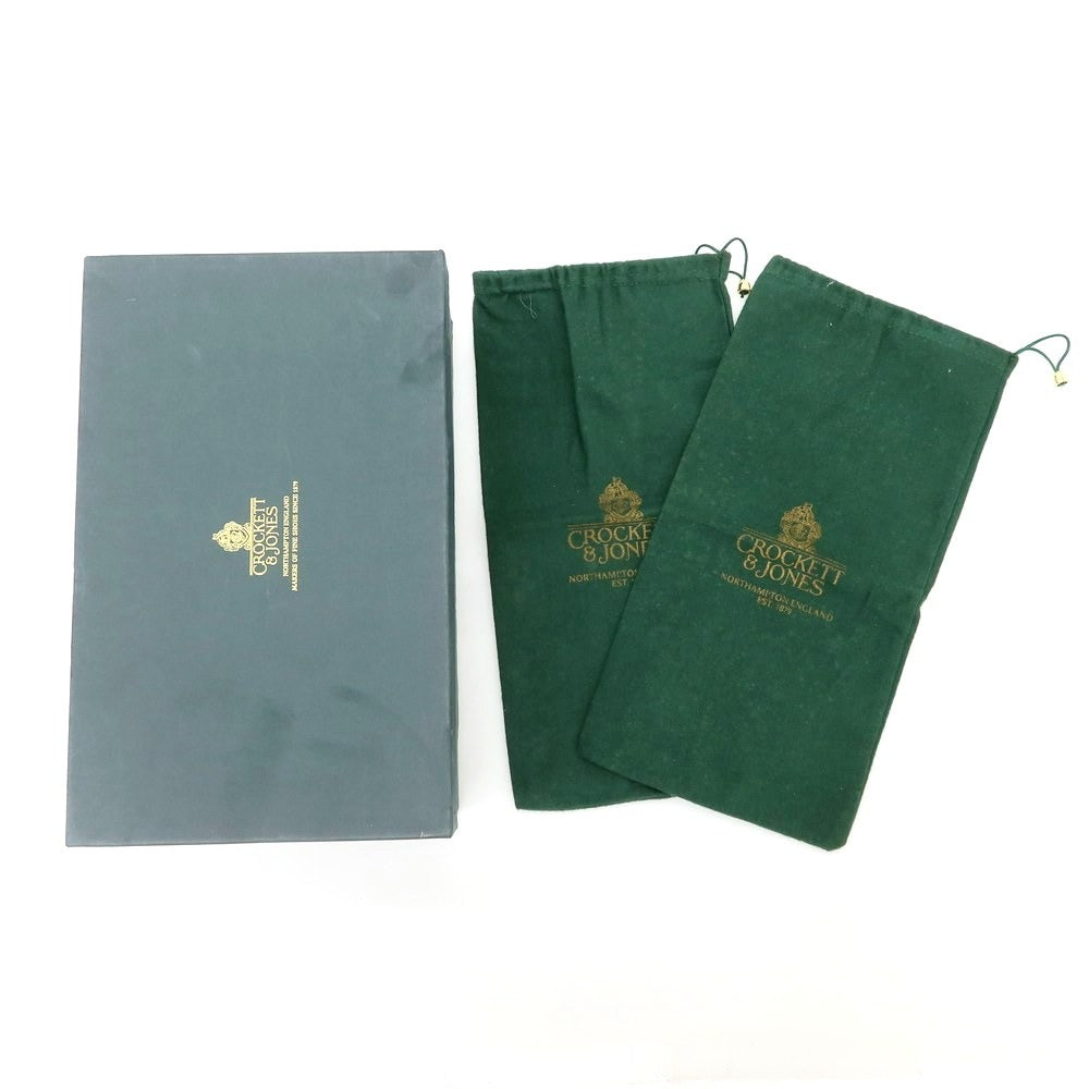 【中古】クロケットアンドジョーンズ CROCKETT&JONES CHUKKA スエード チャッカブーツ ライトネイビー【 6D 】【 状態ランクB 】【 メンズ 】