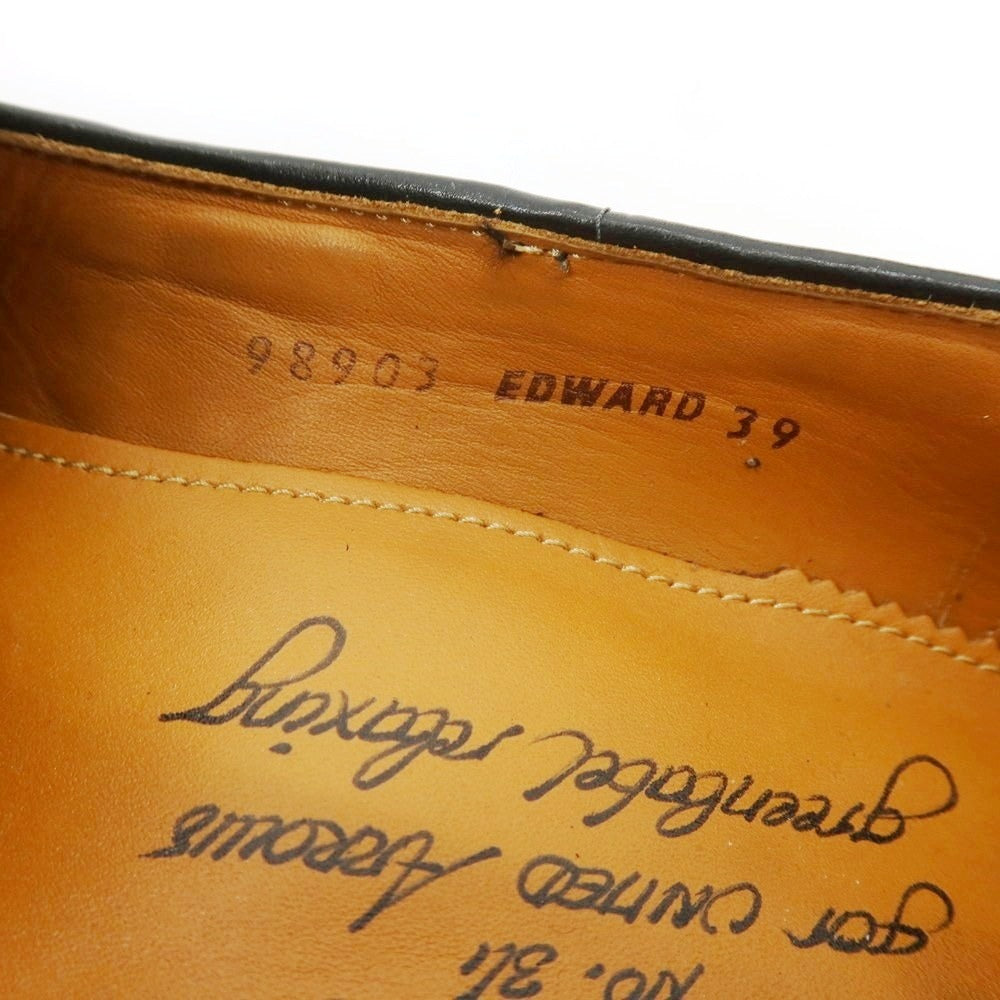 【中古】ジャランスリウァヤ JALAN SRIWIJAYA gleen label relaxing別注 スエード タッセル ローファー ブラック【 39 】【 状態ランクB 】【 メンズ 】