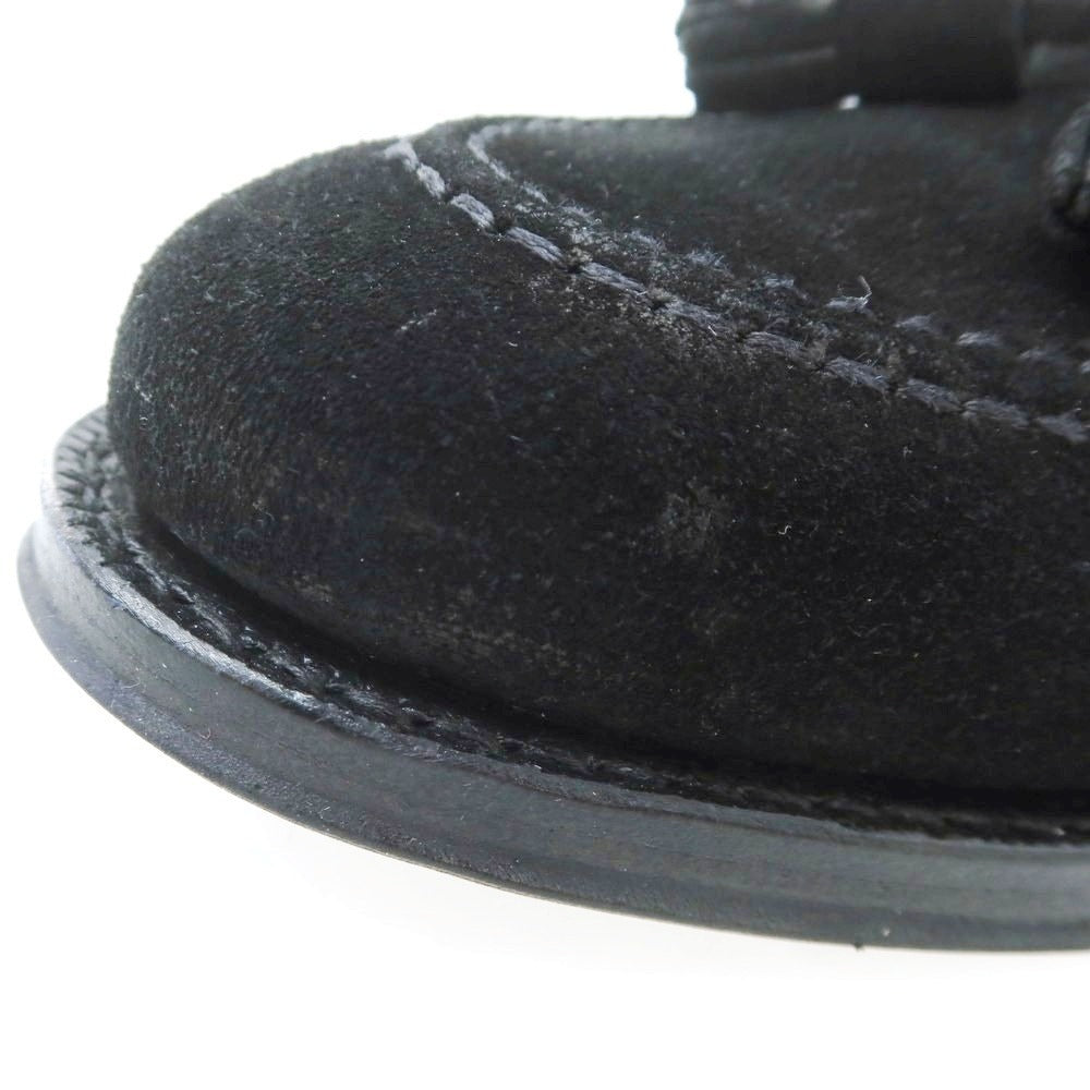 【中古】ジャランスリウァヤ JALAN SRIWIJAYA gleen label relaxing別注 スエード タッセル ローファー ブラック【 39 】【 状態ランクB 】【 メンズ 】