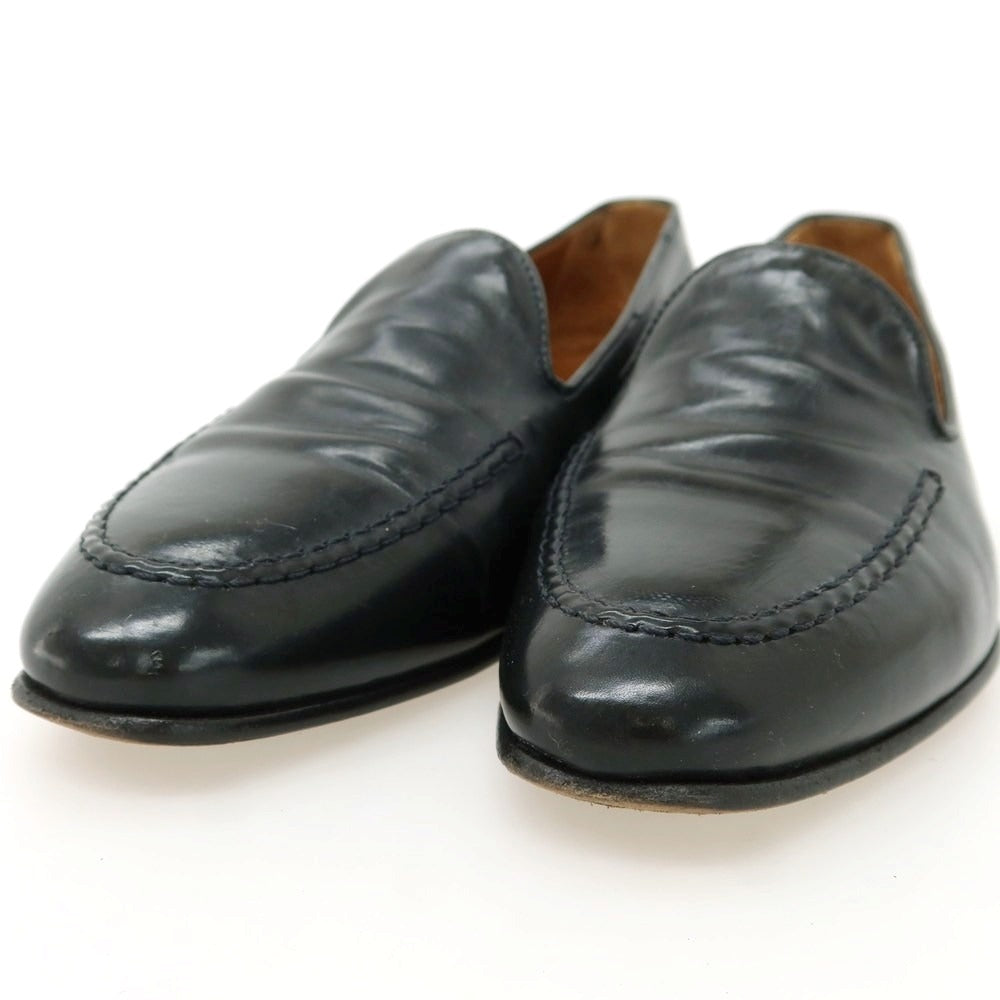 【中古】ジャンルカ Gianluca Uチップ ローファー ブラック【 39 】【 状態ランクC 】【 メンズ 】