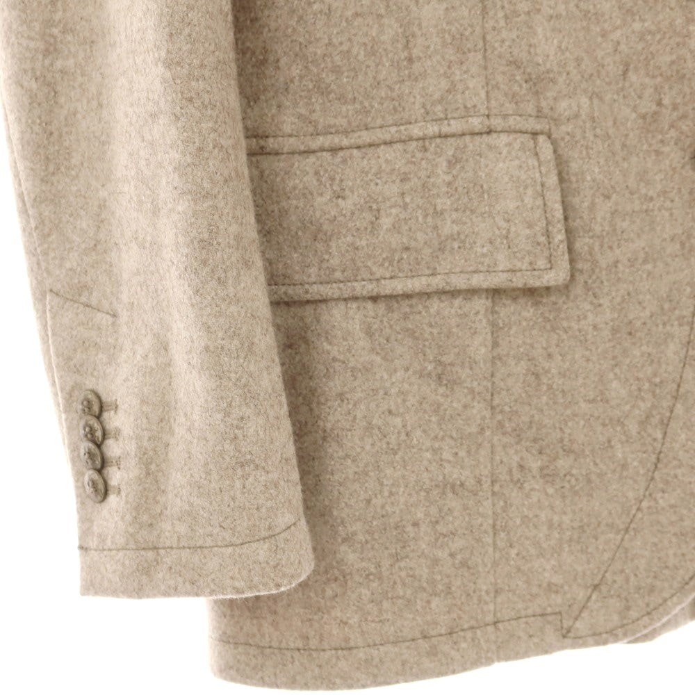 【中古】オスカーマランゴン OSCAR MARANGON GIACCAMILITARE ウールナイロン 3B カジュアルジャケット グレージュ【 50 】【 状態ランクB 】【 メンズ 】