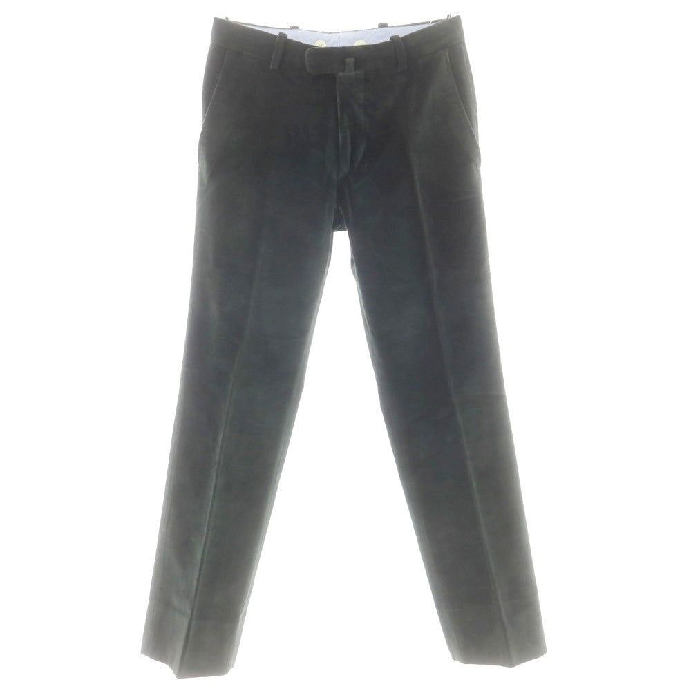 【中古】ベルナール ザンス BERNARD ZINS コットン カジュアルスラックスパンツ ダークグリーン【 40 】【 状態ランクD 】【 メンズ 】