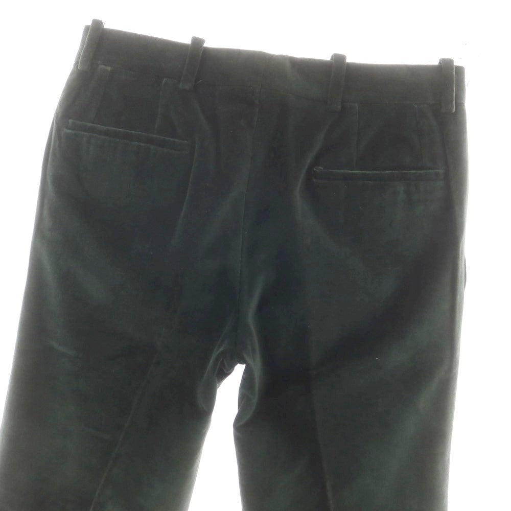 【中古】ベルナール ザンス BERNARD ZINS コットン カジュアルスラックスパンツ ダークグリーン【 40 】【 状態ランクD 】【 メンズ 】