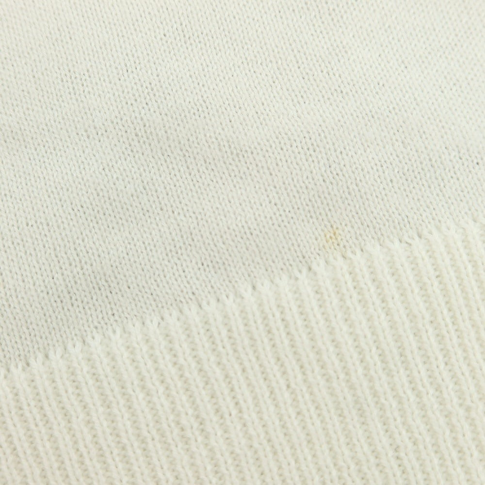 【中古】ジョンスメドレー JOHN SMEDLEY ハイゲージ シーアイランドコットン ハイネック 半袖 プルオーバーニット アイボリー【 S 】【 状態ランクC 】【 メンズ 】