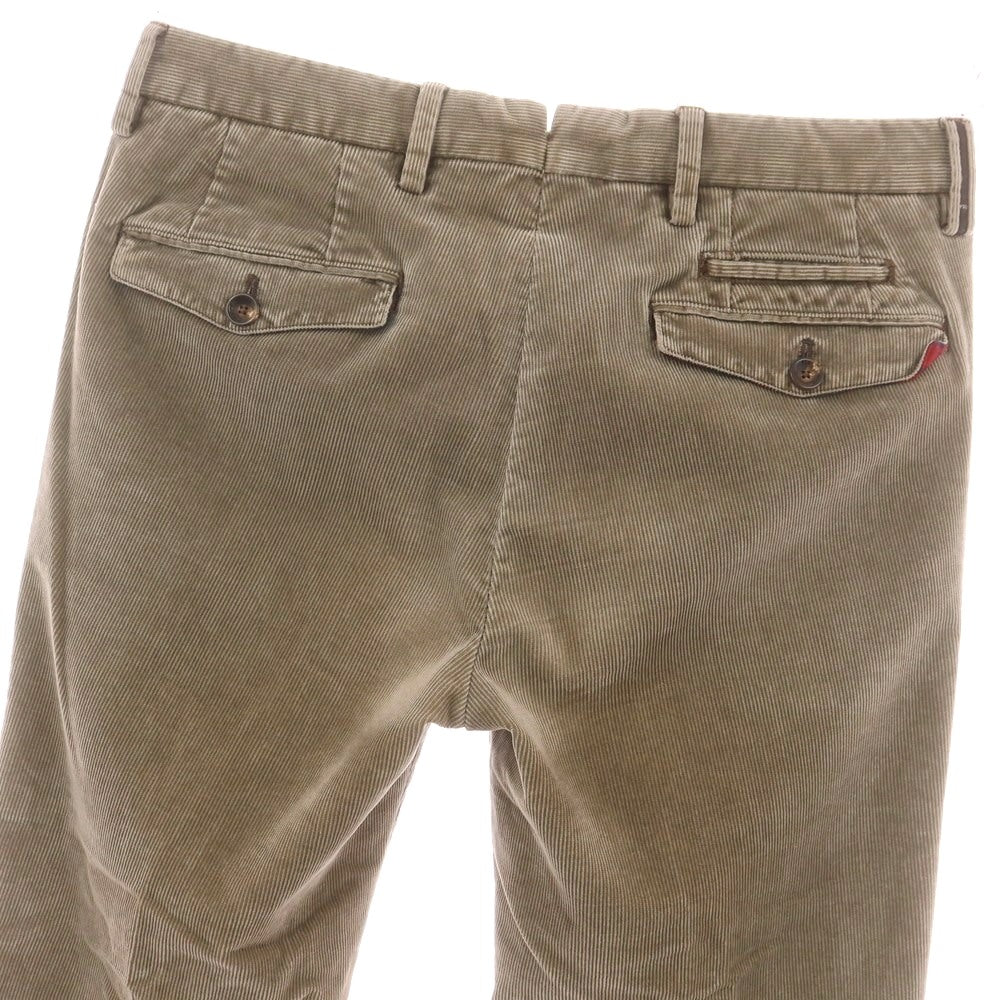 【中古】ピーティーゼロウーノ PT01 Aspen ストレッチ コットン コーデュロイパンツ ベージュ【 44 】【 状態ランクC 】【 メンズ 】