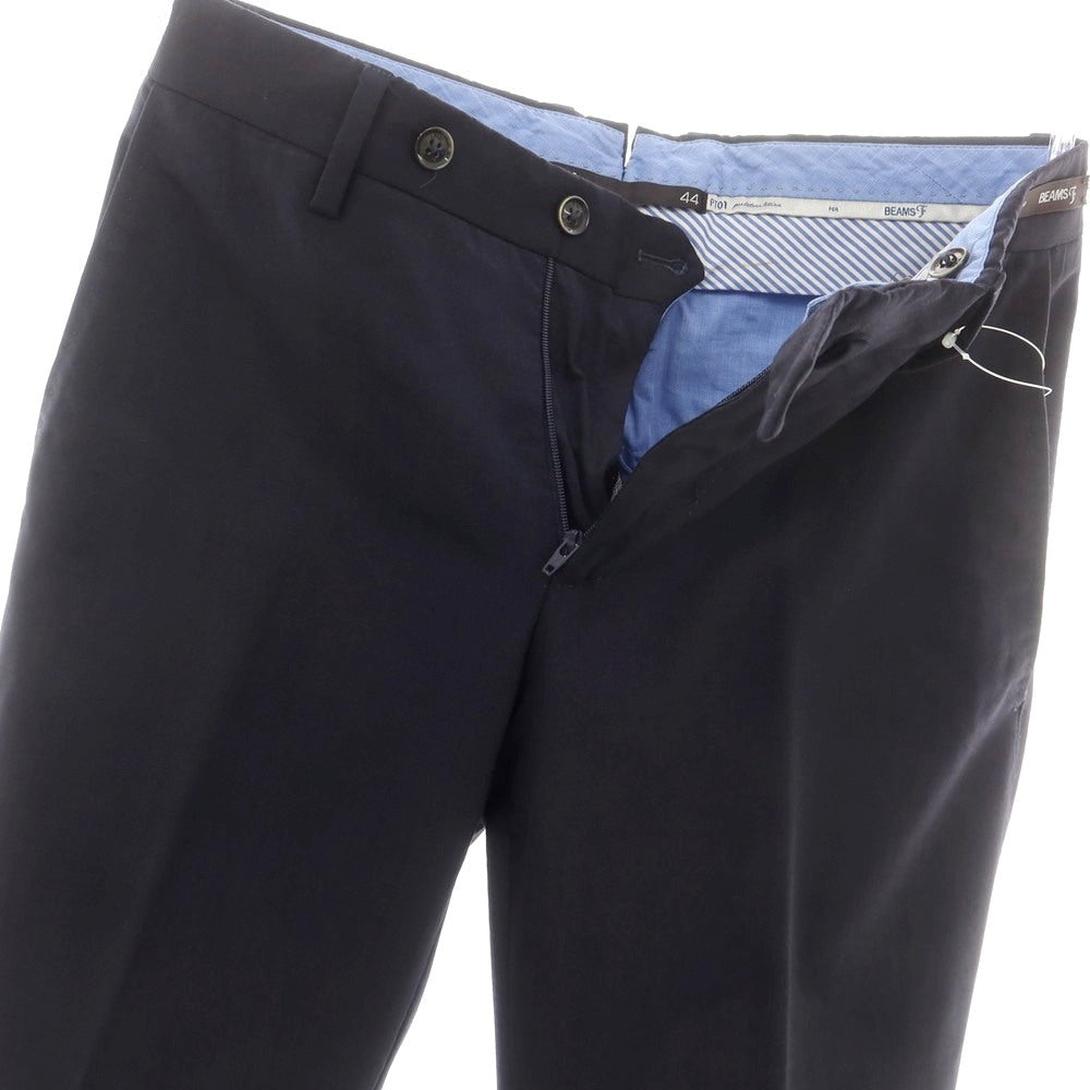 【中古】ピーティーゼロウーノ PT01 BEAMS F別注 ストレッチ ウール ドレススラックスパンツ ネイビー【 44 】【 状態ランクB 】【 メンズ 】