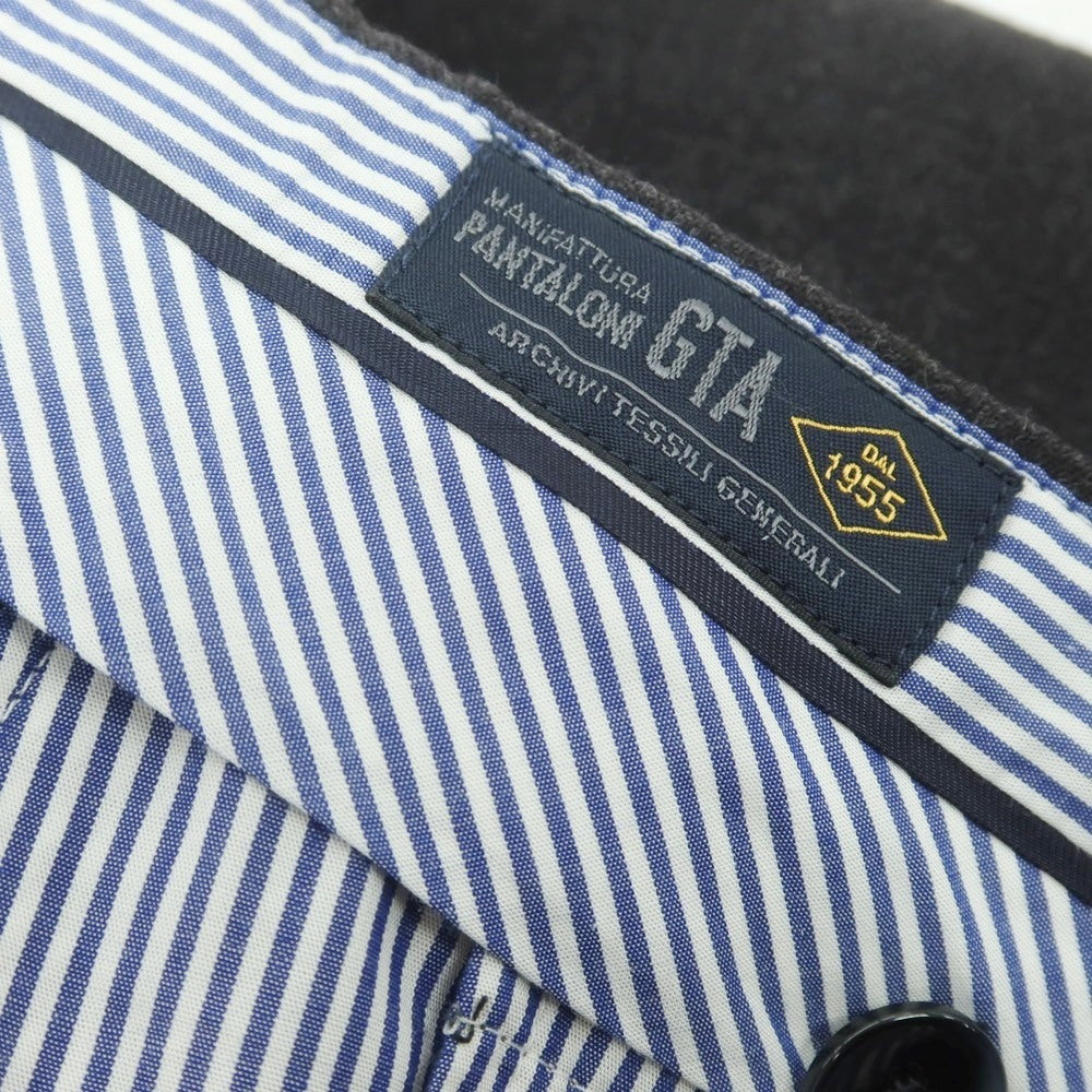 【中古】ジーティーアー G.T.A ウール ドレススラックスパンツ ダークグレー【 44 】【 状態ランクD 】【 メンズ 】