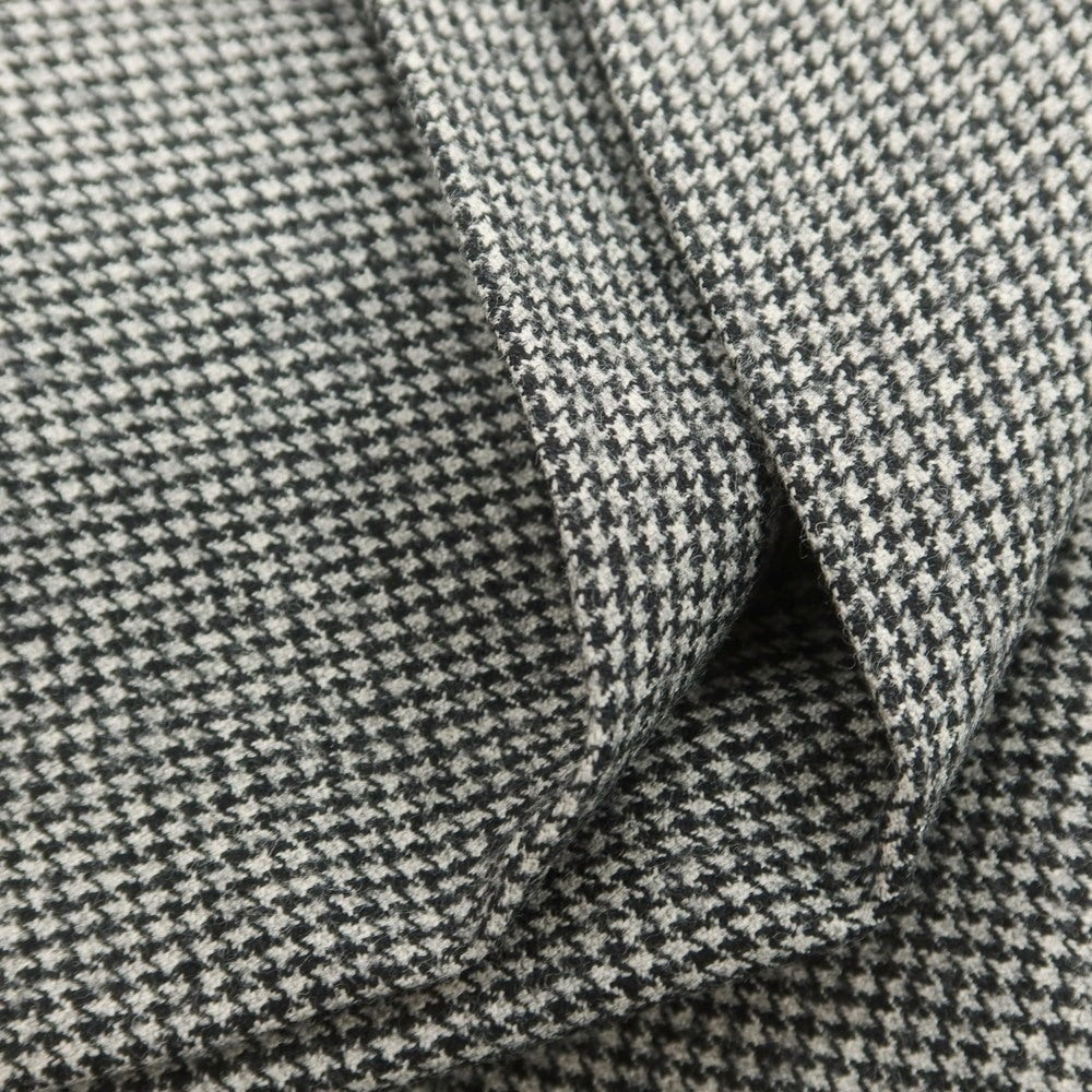 【中古】スーツカンパニー THE SUIT COMPANY ウールポリエステル ハウンドトゥース ドレススラックスパンツ グレー【 M(79cm) 】【 状態ランクB 】【 メンズ 】