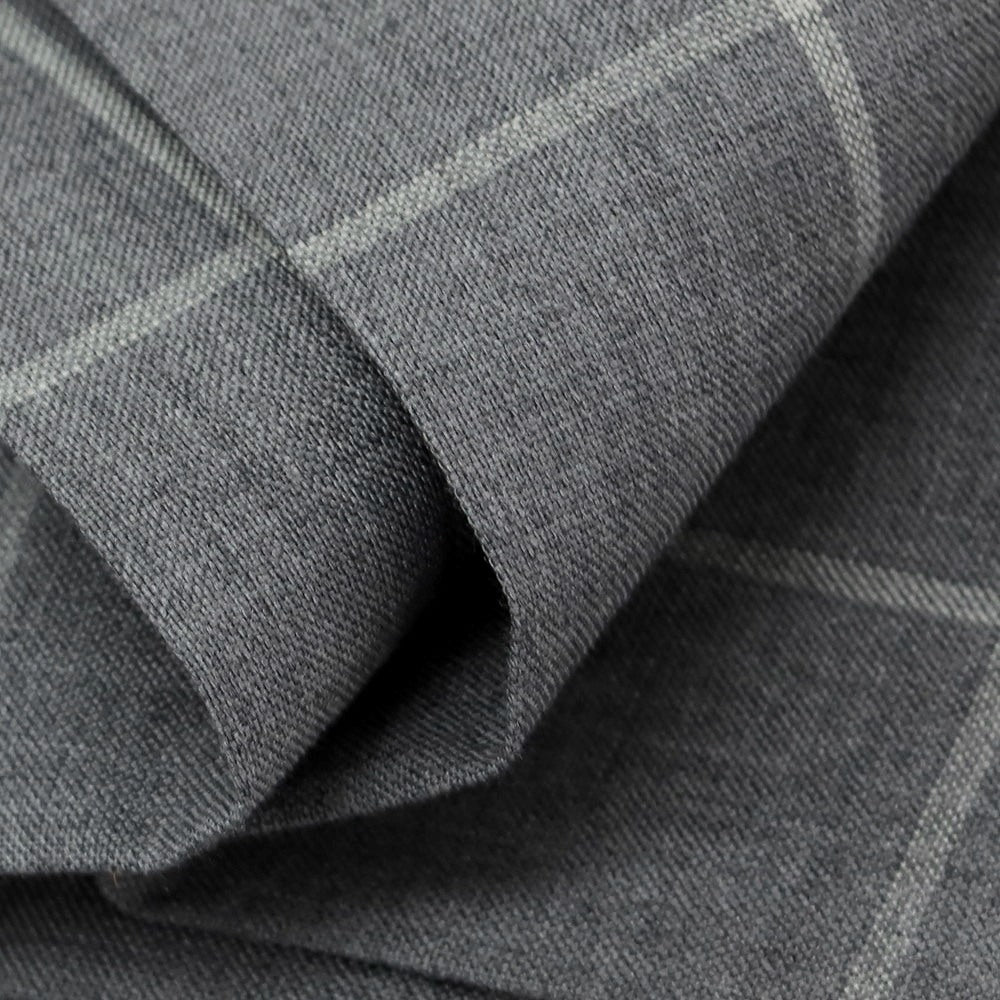 【中古】スーツカンパニー THE SUIT COMPANY ポリエステルウール ウィンドウペンチェック ドレススラックスパンツ グレー【 M(79cm) 】【 状態ランクA 】【 メンズ 】