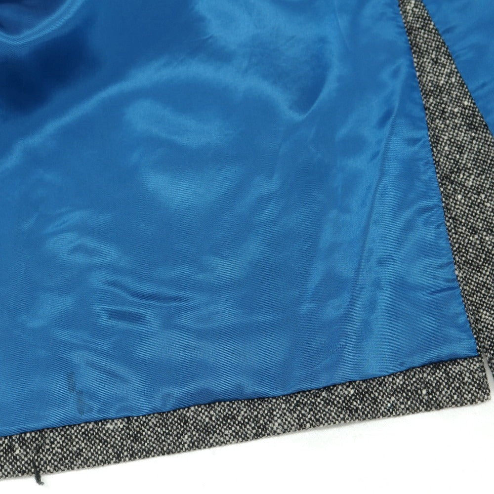 【中古】アザブテーラー azabu tailor ウール 3B テーラードジャケット ブラックxホワイト【 表記なし(L位) 】【 状態ランクB 】【 メンズ 】