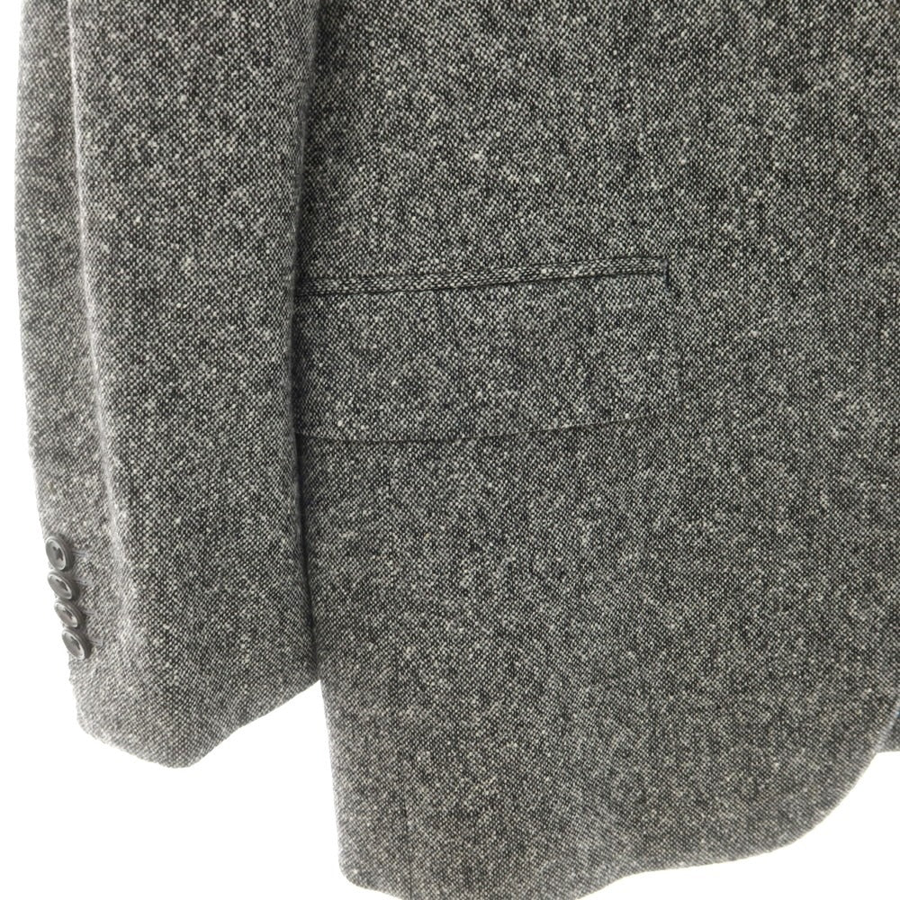 【中古】アザブテーラー azabu tailor ウール 3B テーラードジャケット ブラックxホワイト【 表記なし(L位) 】【 状態ランクB 】【 メンズ 】