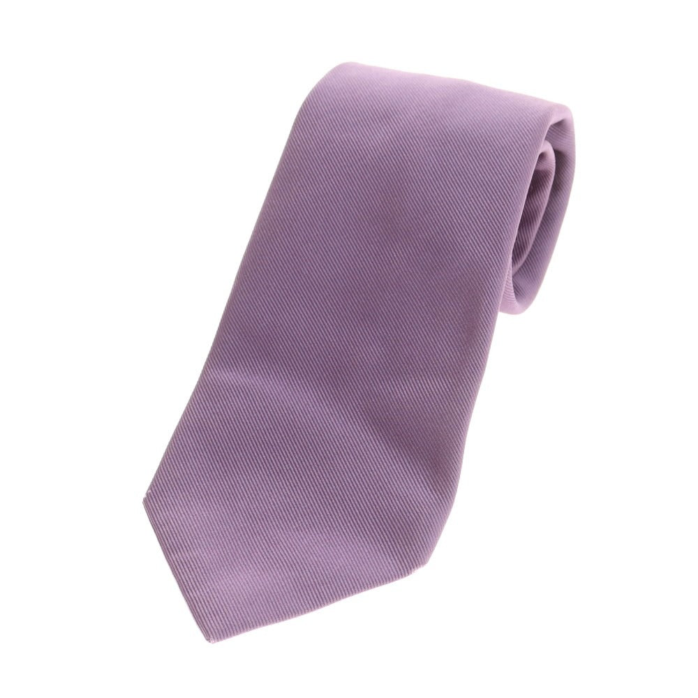 【中古】アンジェロ フスコ Angelo Fusco シルク 無地ネクタイ パープル【 状態ランクD 】【 メンズ 】