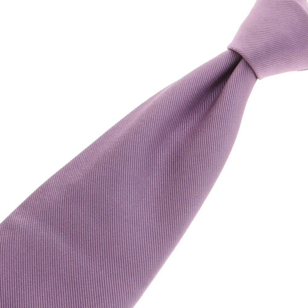 【中古】アンジェロ フスコ Angelo Fusco シルク 無地ネクタイ パープル【 状態ランクD 】【 メンズ 】