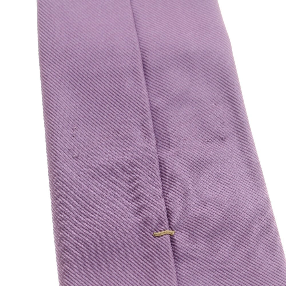 【中古】アンジェロ フスコ Angelo Fusco シルク 無地ネクタイ パープル【 状態ランクD 】【 メンズ 】