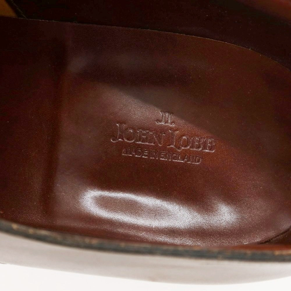【中古】ジョンロブ John Lobb WARWICK DARBY ブラインドブローグ ドレスシューズ ブラウン【 10 1/2E 】【 状態ランクC 】【 メンズ 】