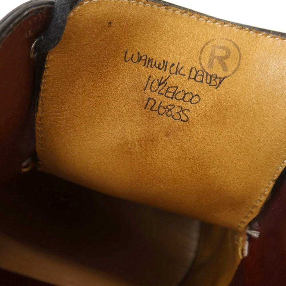 【中古】ジョンロブ John Lobb WARWICK DARBY ブラインドブローグ ドレスシューズ ブラウン【 10 1/2E 】【 状態ランクC 】【 メンズ 】