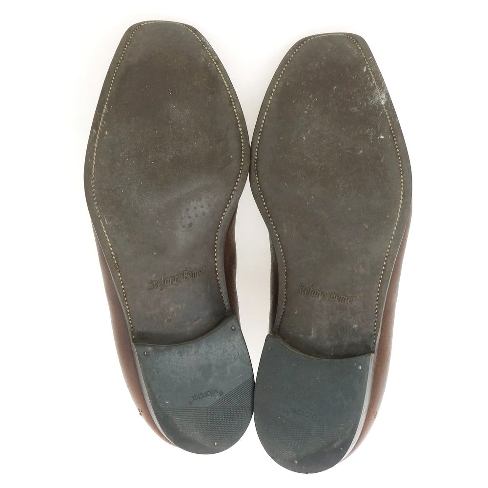 【中古】ステファノベーメル Stefano Bemer ドレスシューズ ブラウン【 45 】【 状態ランクC 】【 メンズ 】