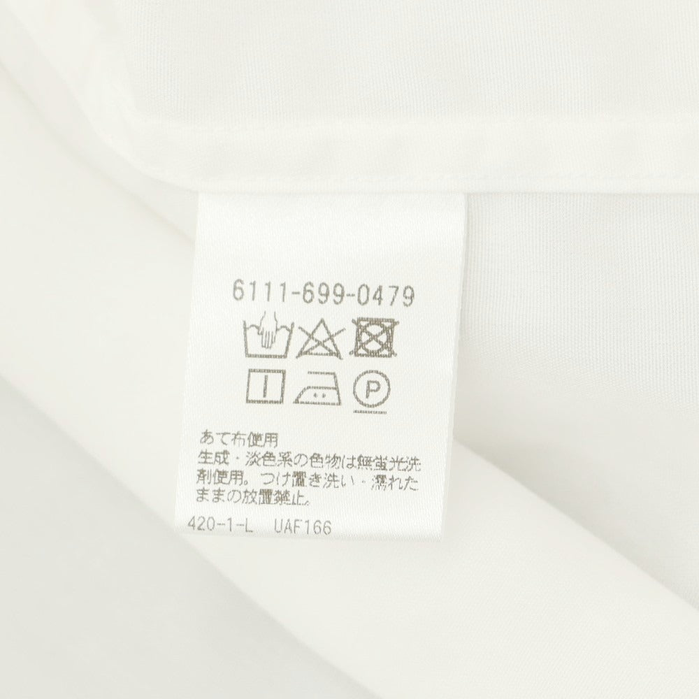 【中古】ア デイ イン ザ ライフ ユナイテッドアローズ a day in the life united arrows コットン バンドカラー カジュアルシャツ ホワイト【 M 】【 状態ランクB 】【 メンズ 】