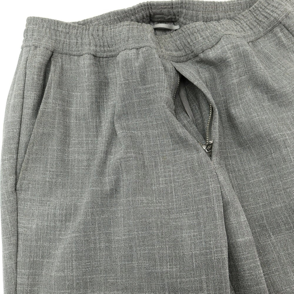 【中古】グリーンレーベルリラクシング green label relaxing ストレッチ ポリエステルレーヨン イージースラックスパンツ グレー【 M 】【 状態ランクB 】【 メンズ 】