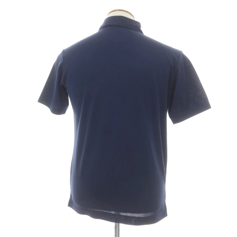 【中古】ダーバン D’URBAN コットン 半袖ポロシャツ ネイビー【 M 】【 状態ランクA 】【 メンズ 】