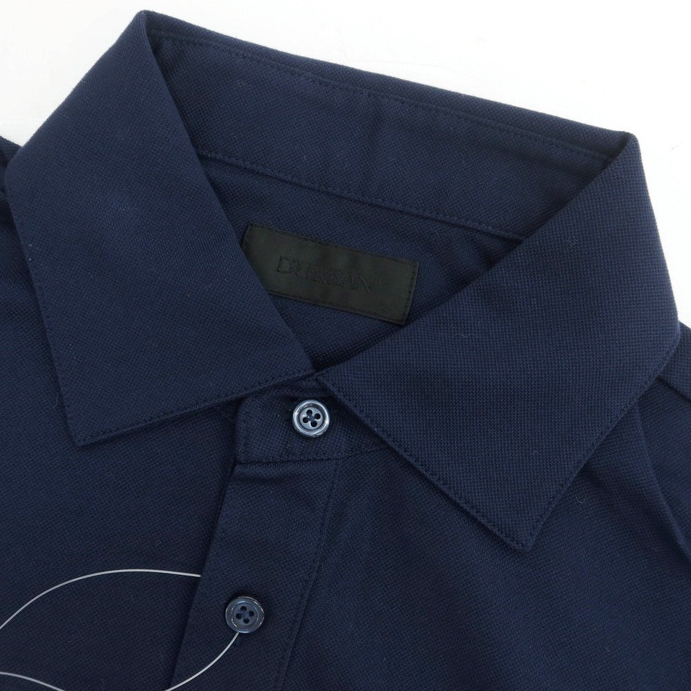 【中古】ダーバン D’URBAN コットン 半袖ポロシャツ ネイビー【 M 】【 状態ランクA 】【 メンズ 】