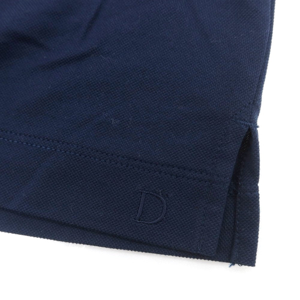 【中古】ダーバン D’URBAN コットン 半袖ポロシャツ ネイビー【 M 】【 状態ランクA 】【 メンズ 】
